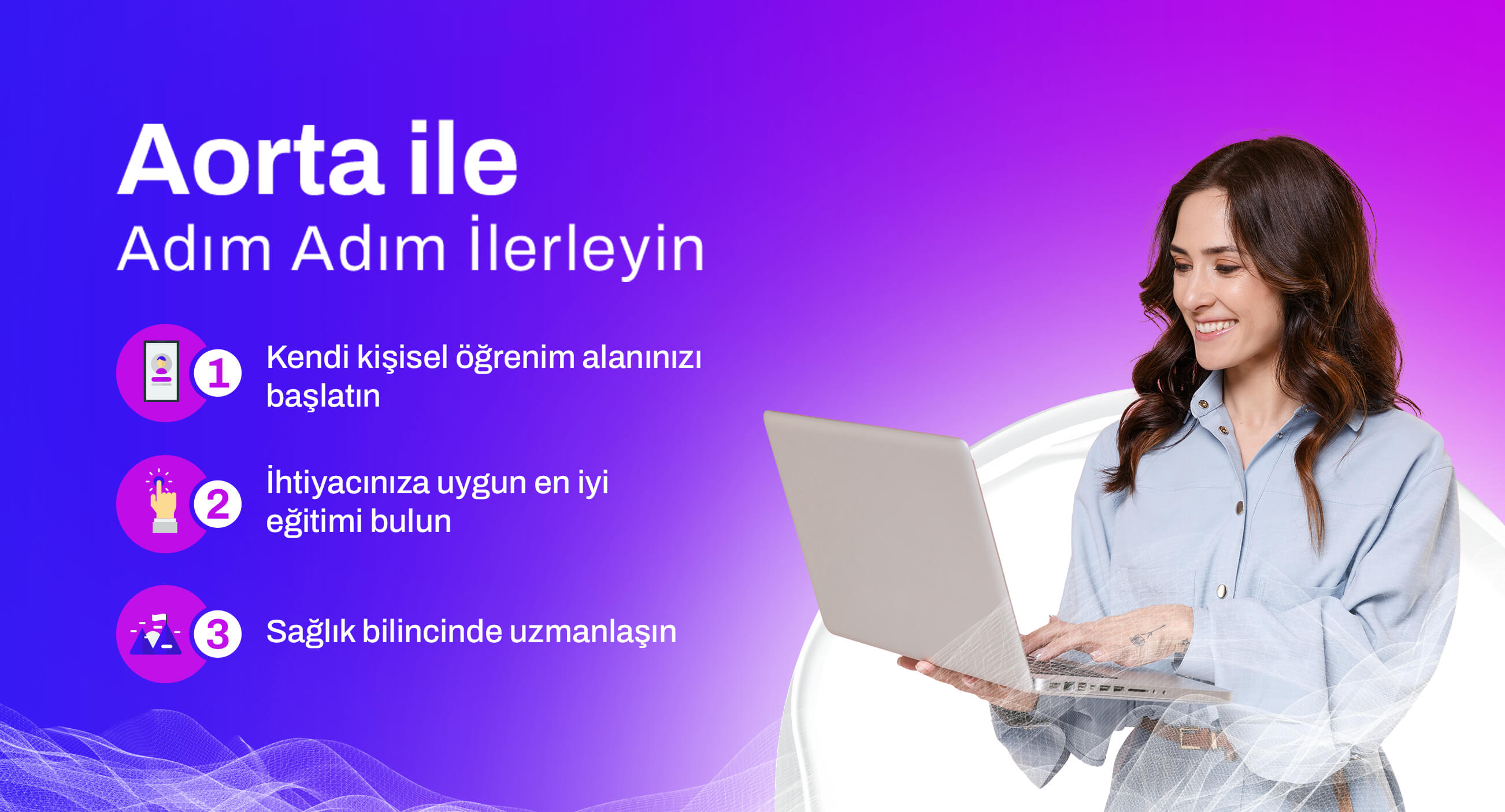 Aorta ile adım adım ilerleyin